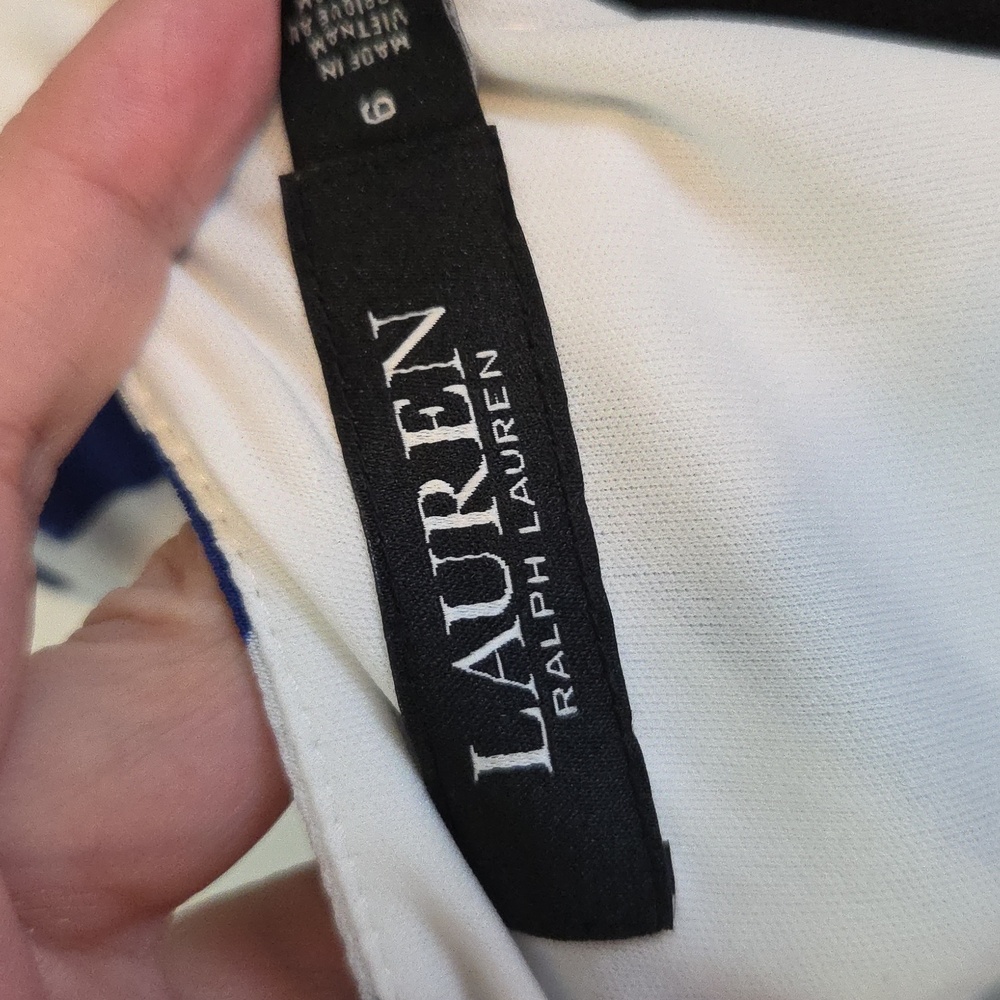 Ralph Lauren Black Label chevron dress Sz 6 - Picture 7 of 9